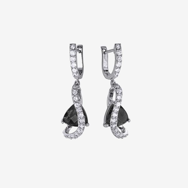 گوشواره های سنگهای قیمتی سیاه