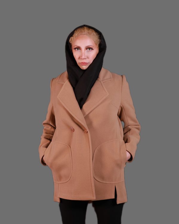 پالتو کوتاه دو چاک کد ۱۸