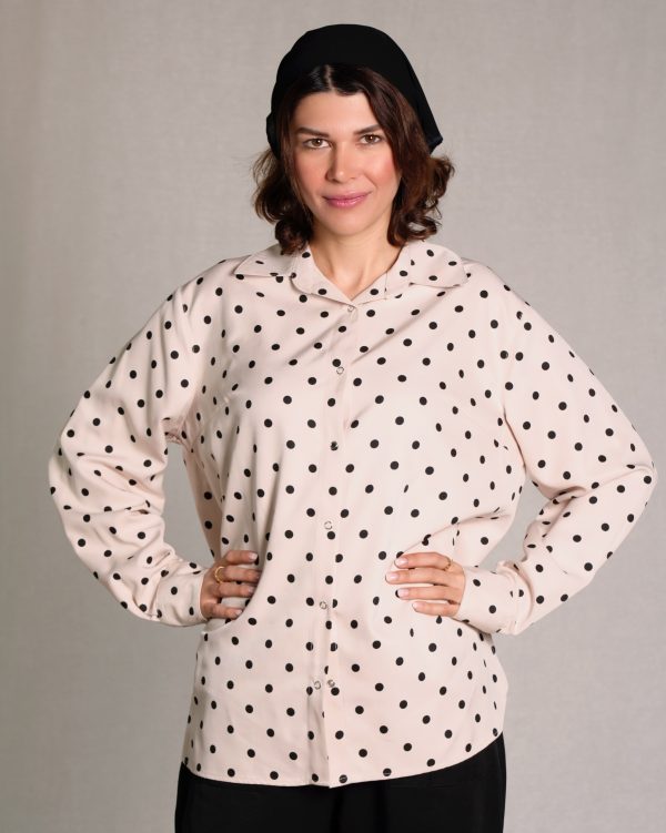 شومیز پولکا کد ۳۵۴