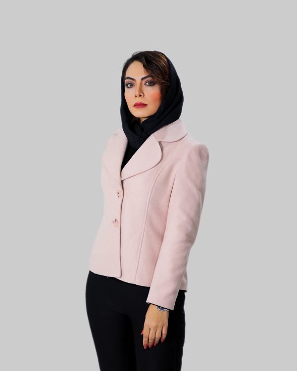 کت کوتاه شانل ساده کد ۴۲۴ - Image 2