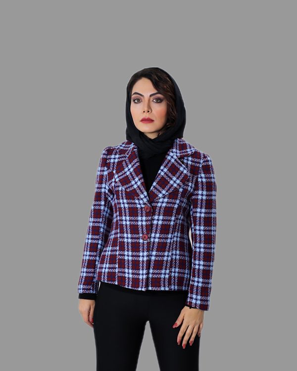 کت کوتاه شانل تیره کد ۴۲۴ - Image 2